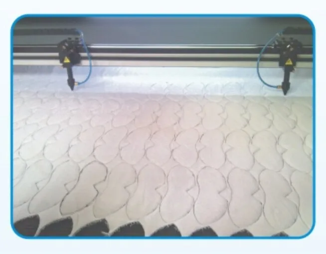 Double Laser Head Cutting Machine 65W x2 Garment Template Shoes Making Laser Cutting Machine