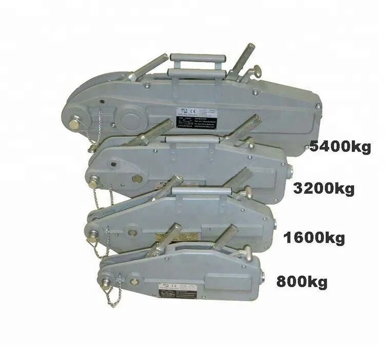 1 year Warranty Aluminium alloy Manual wire rope pulling hoist