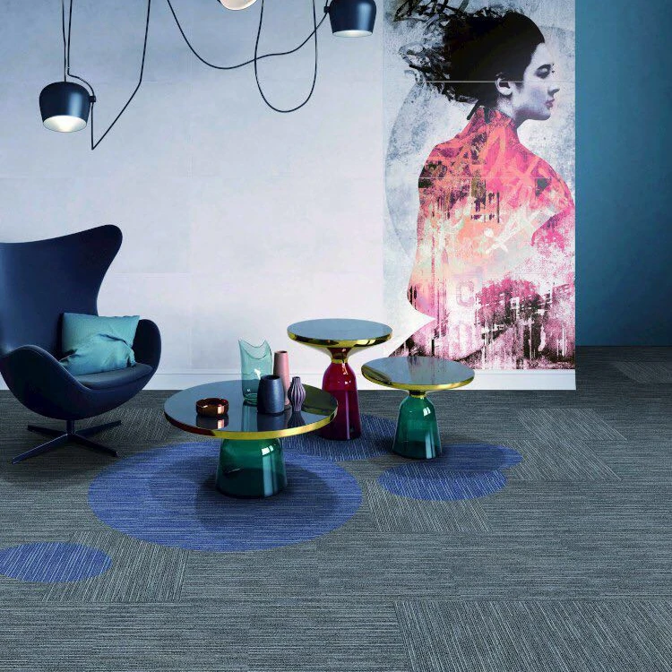 Tile Carpet Pet Carpet Tiles Thick Pp Pvc Arabic Flooring Carpet Tiles Sisle