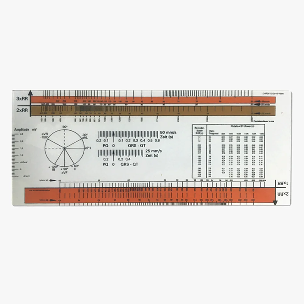 Hospital Medical Patient Sokolow and Lyon Index Ekg Ecg Scale Ruler