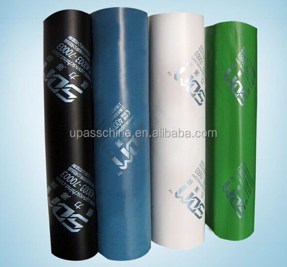 Multilayer silicone coated film for roofing shingles and peel & stick underlayments