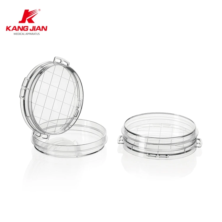 Laboratory 90mm Sterile Disposable Plastic Petri Dish