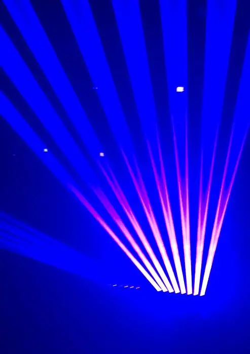 Red/blue/green 8 Heads Moving Head Array Laser Light bar