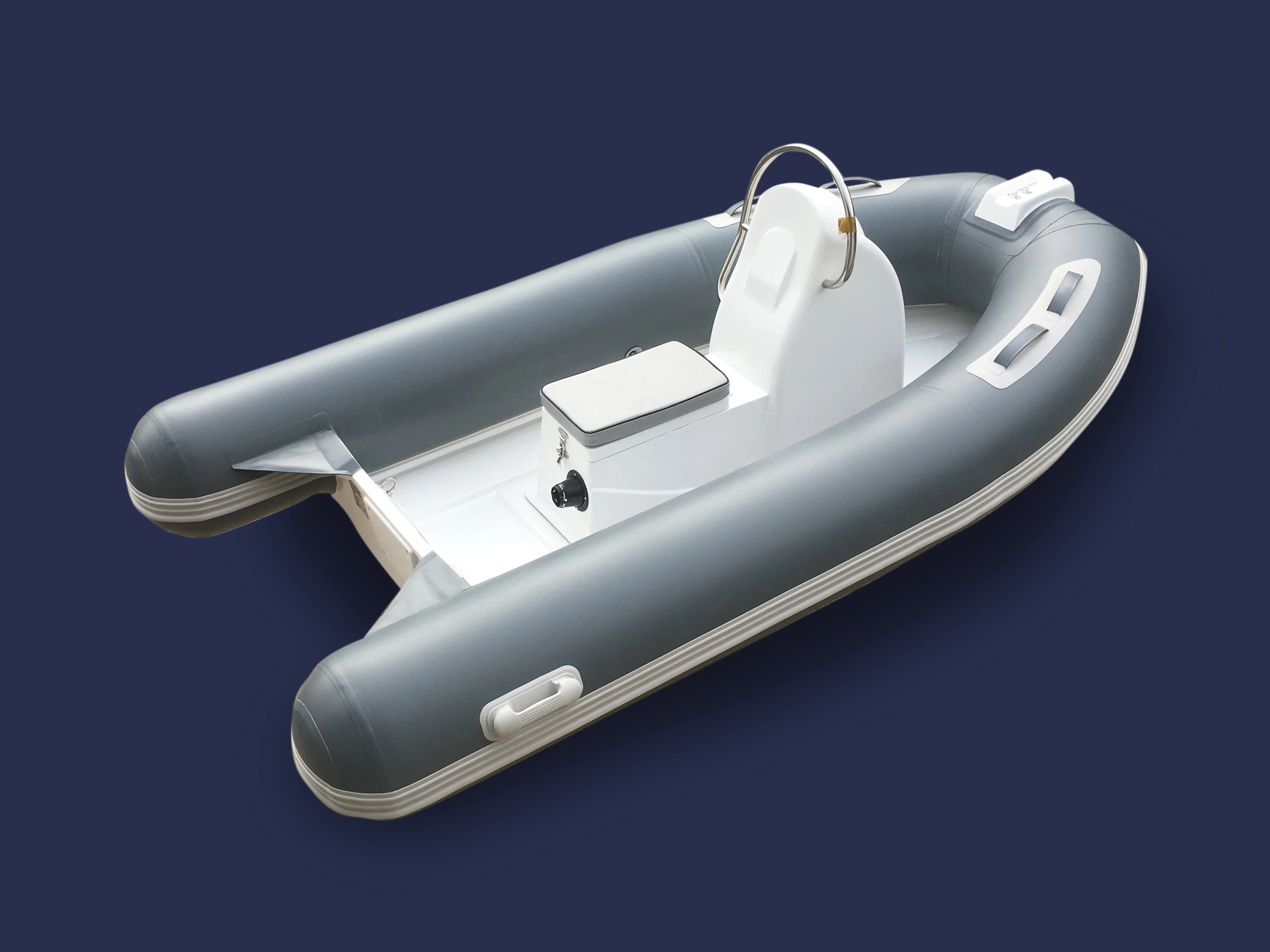 Goboat RIB300 3.0M 10Ft High Performance Aluminum Double Hull Deep PVC Hypalon Inflatable Boats For Sale RIB300