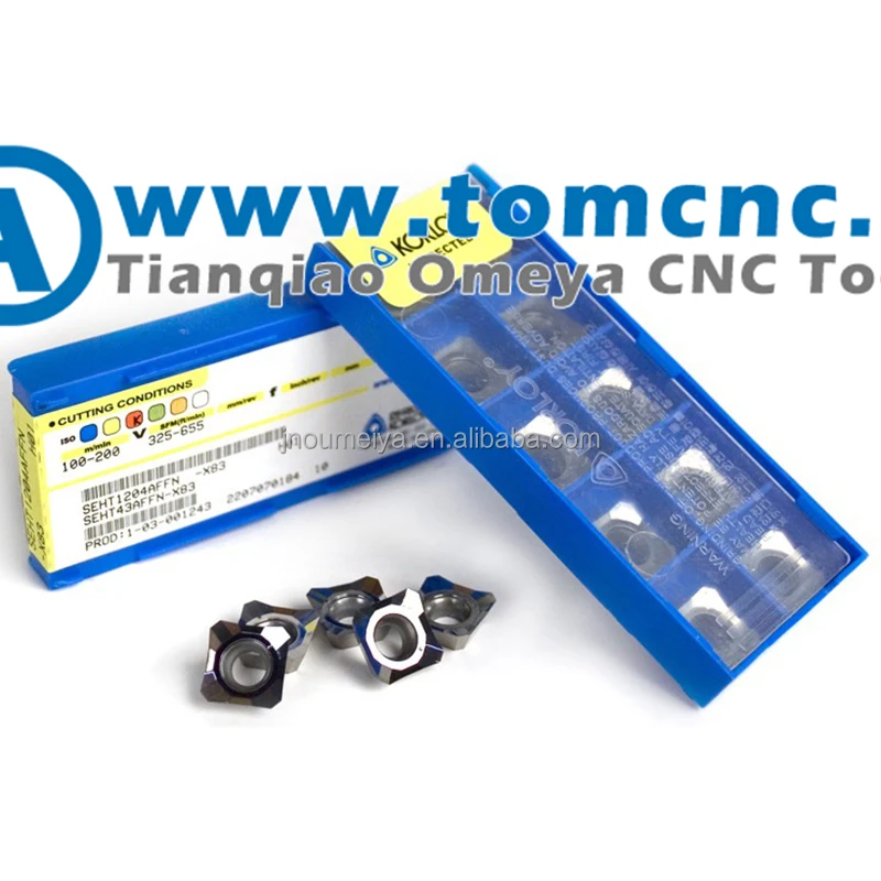 High hardness APXT1604PDSR-MM PC6510 tungsten carbide milling inserts