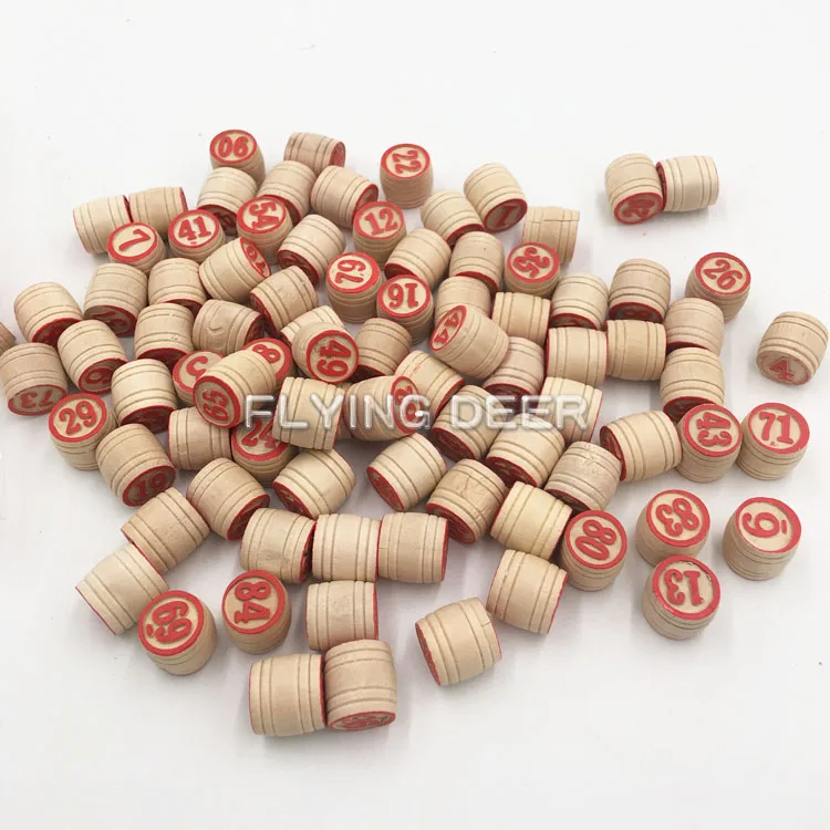 Gambling Wooden Bingo Toy Bingo Wood Games
