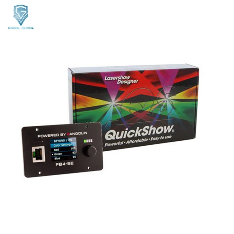 
laser animation software and Pangolin FB4 for laser light show projector 