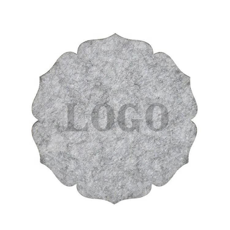 Профессиональный завод питания на заказ лазерная резка фетровый коврик под чашку, Кружевная салфетка