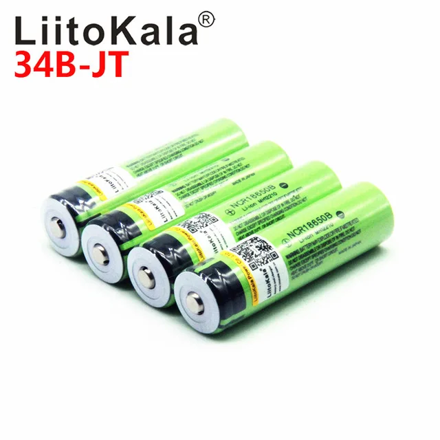 2021 liitokala 18650 3400 mah New Original NCR18650B 3000 3400 Rechargeable Li-ion Battery for Flashlight