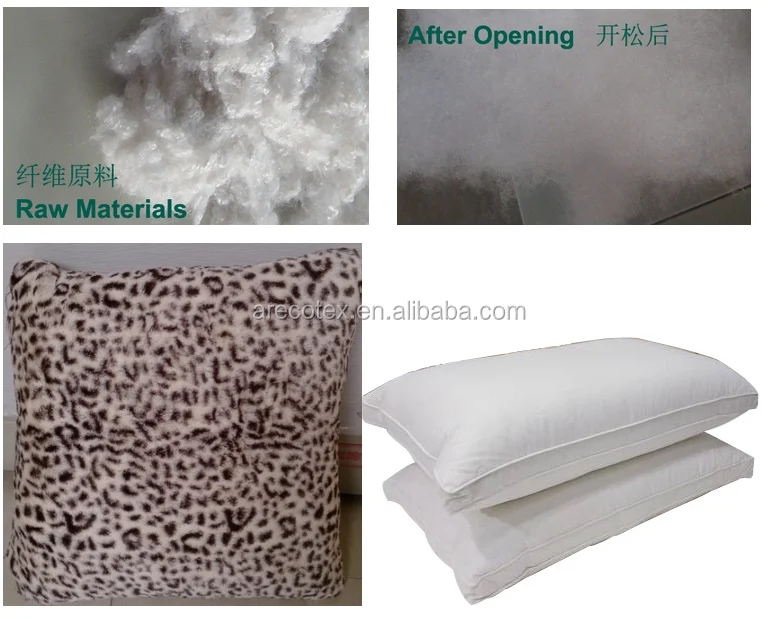 semi virgin grade A hollow conjugated siliconized HCS fiber / hcs polyester staple fiber
