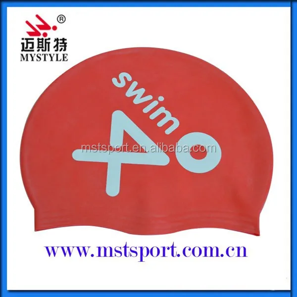 Most durable yellow silicone swim caps/silicone swimming caps