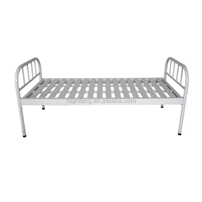 High Quality Cheap Iron Head Hospital Bed With Mattress