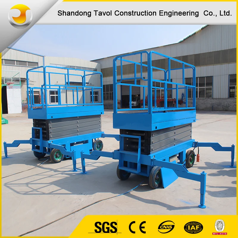 China factory supply hydraulic movable scissor elevator
