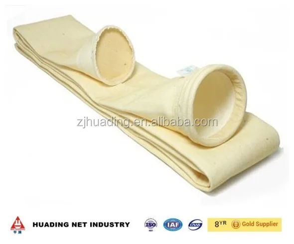 
White Electrolux 300 Mesh Non-Woven Needle Felt Micron Nylon Mesh Water Dust Collection Filter Bag 