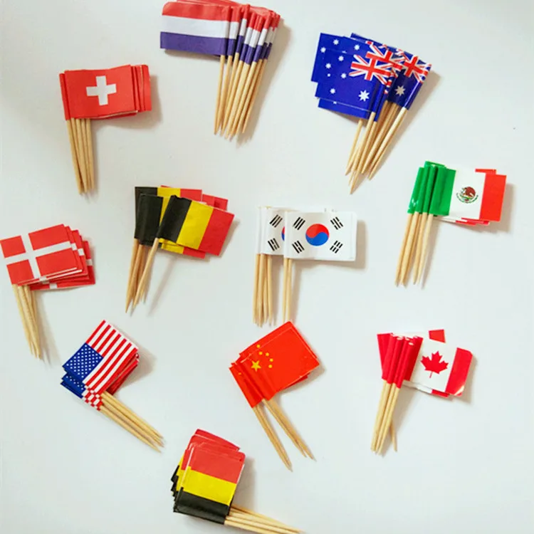 Paper Toothpick Flags
