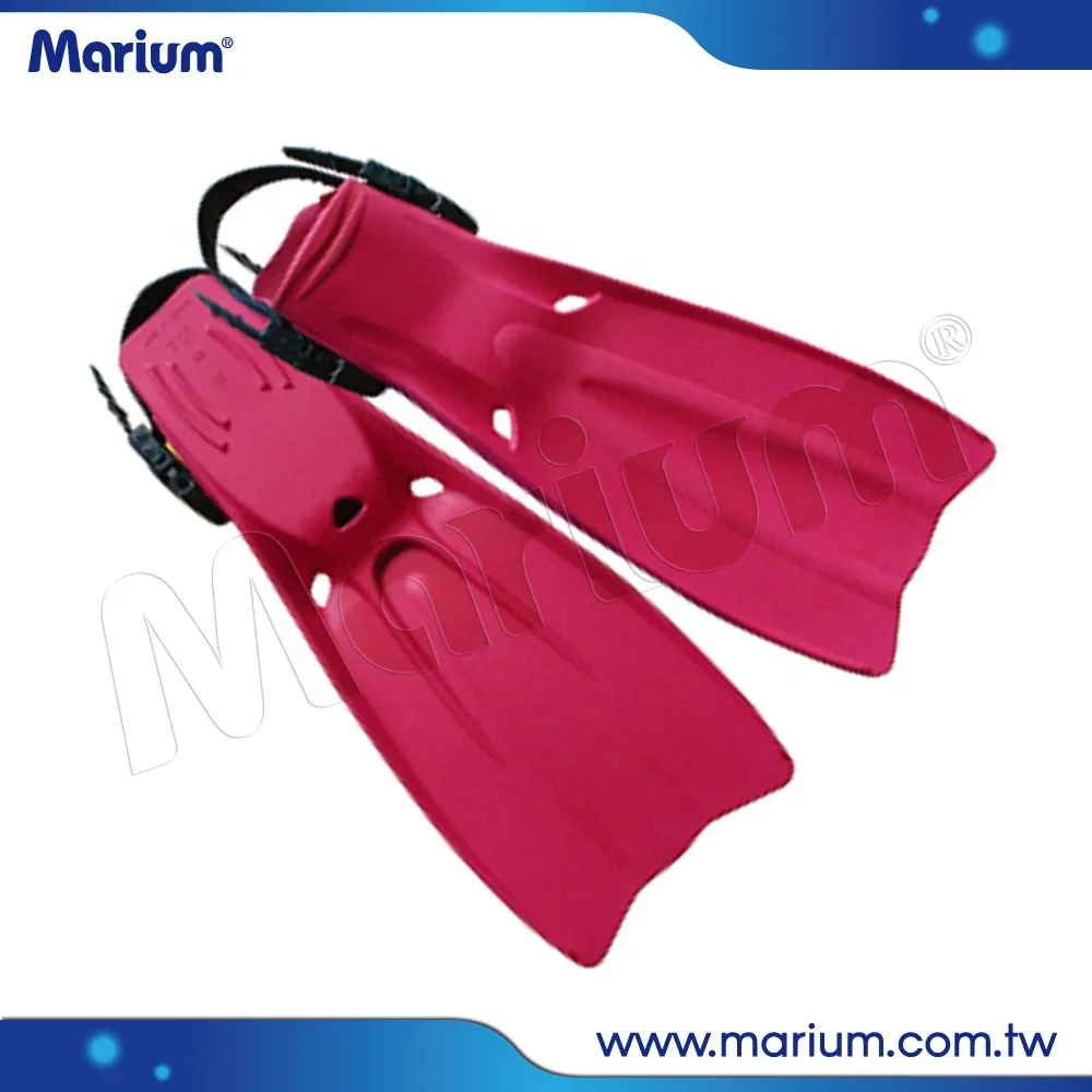 Long Rubber Blade And Plastic Buckles For Scuba Swimming Diving Fins