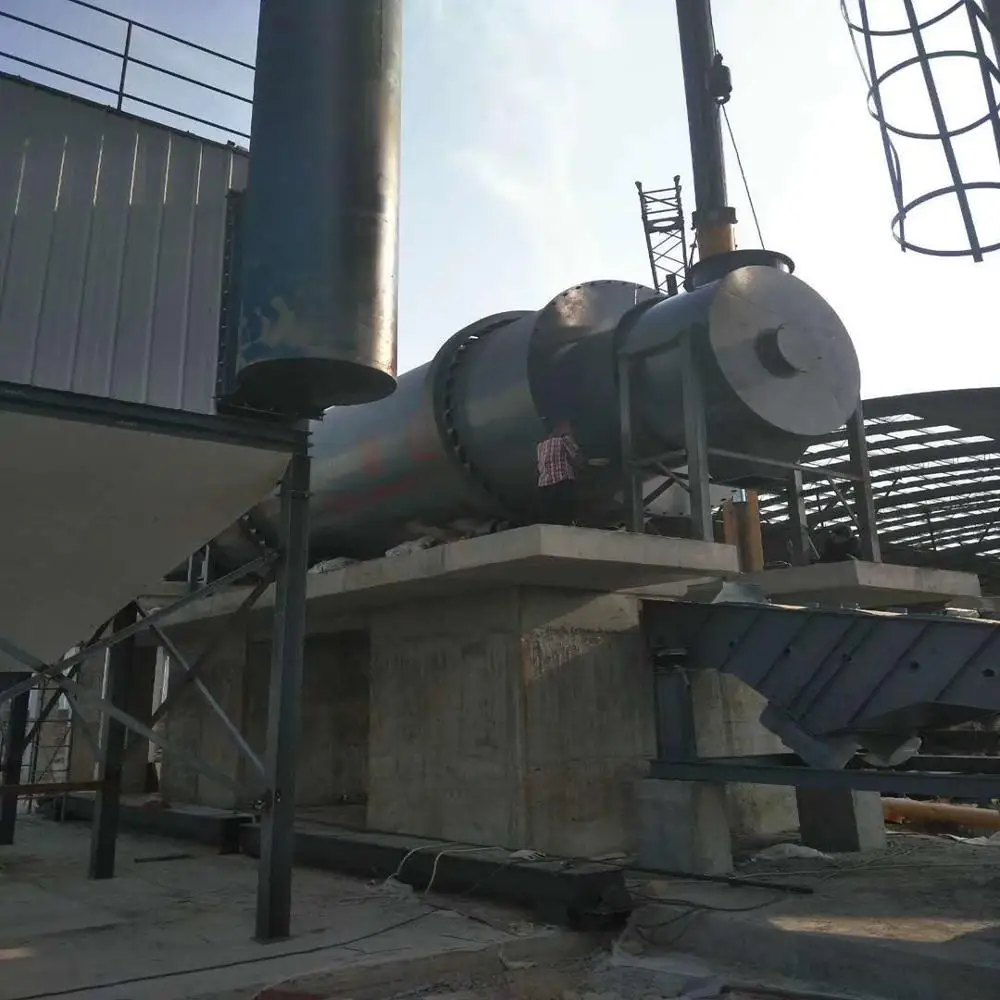 Large-scale rotary type drying artificial sand drying system three pass drum industrial drum river silica sand dryer machine