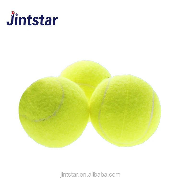 
Wholesale 80% rubber 20% wool custom printed cheap colored bulk kids tennis balls 