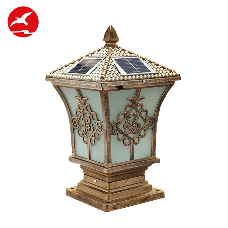 
Unique design high efficiency ip65 outdoor garden rainproof 1watt 2watt 3watt 4watt 5watt solar lawn lamp 