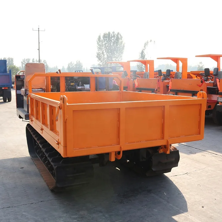 1T Rubber track carrier crawler transporter dumper for agricultural