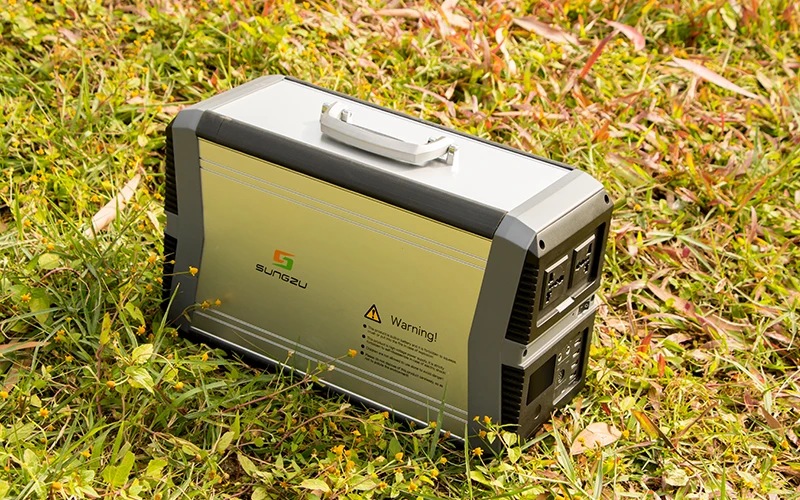 1000W Pure Sine Wave Portable 220V Battery Power Station AC and DC Outputs