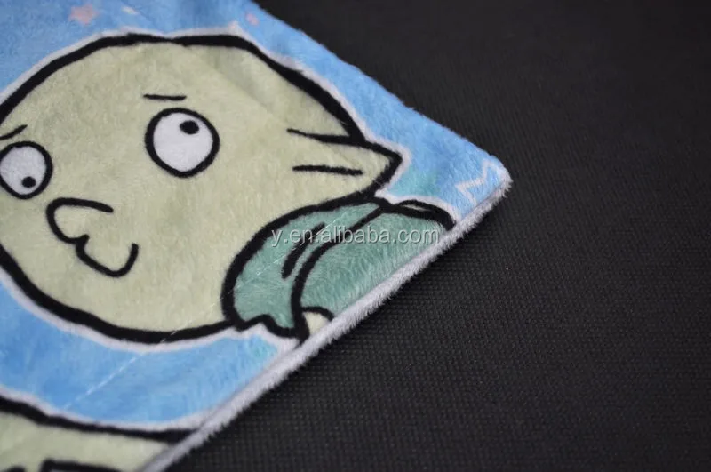 Anime blanket custom printed quilt cover summer quilt bed cover double side