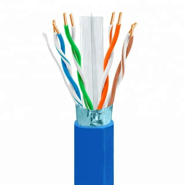 Сетевой кабель UTP cat6 CAT 6 по заводской цене 1000 футов неизолированная медь 4