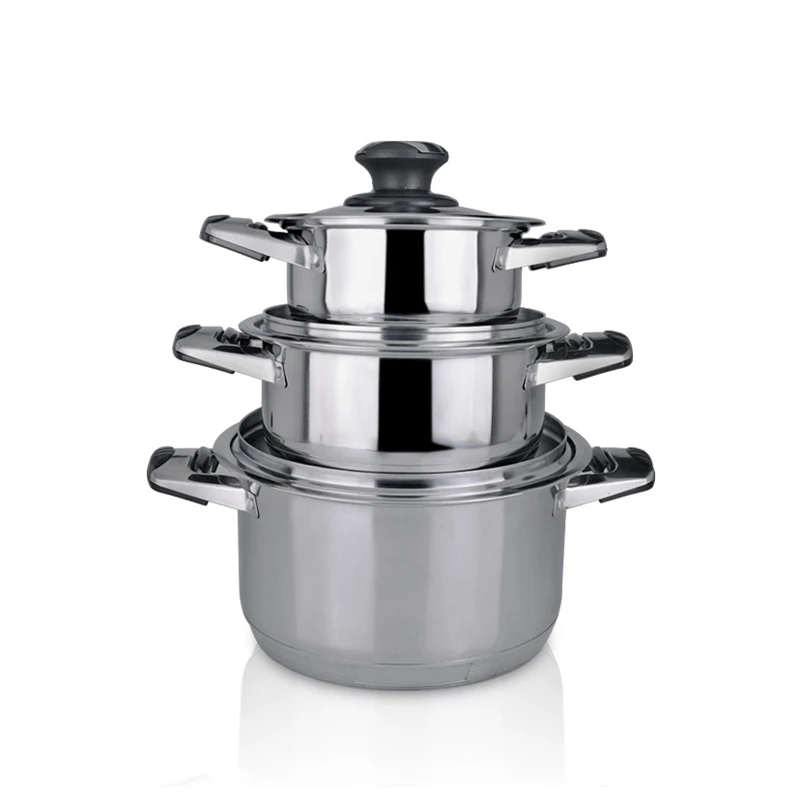 Cookware set king cooking pot set kitchen utensils stainless steel