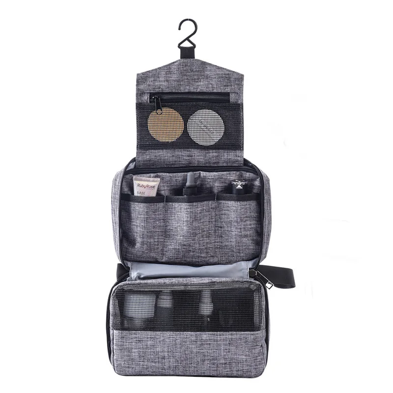 Wholesale men foldable wash pouch bags brilliant hanging toiletry kit large dopp kit for traveling