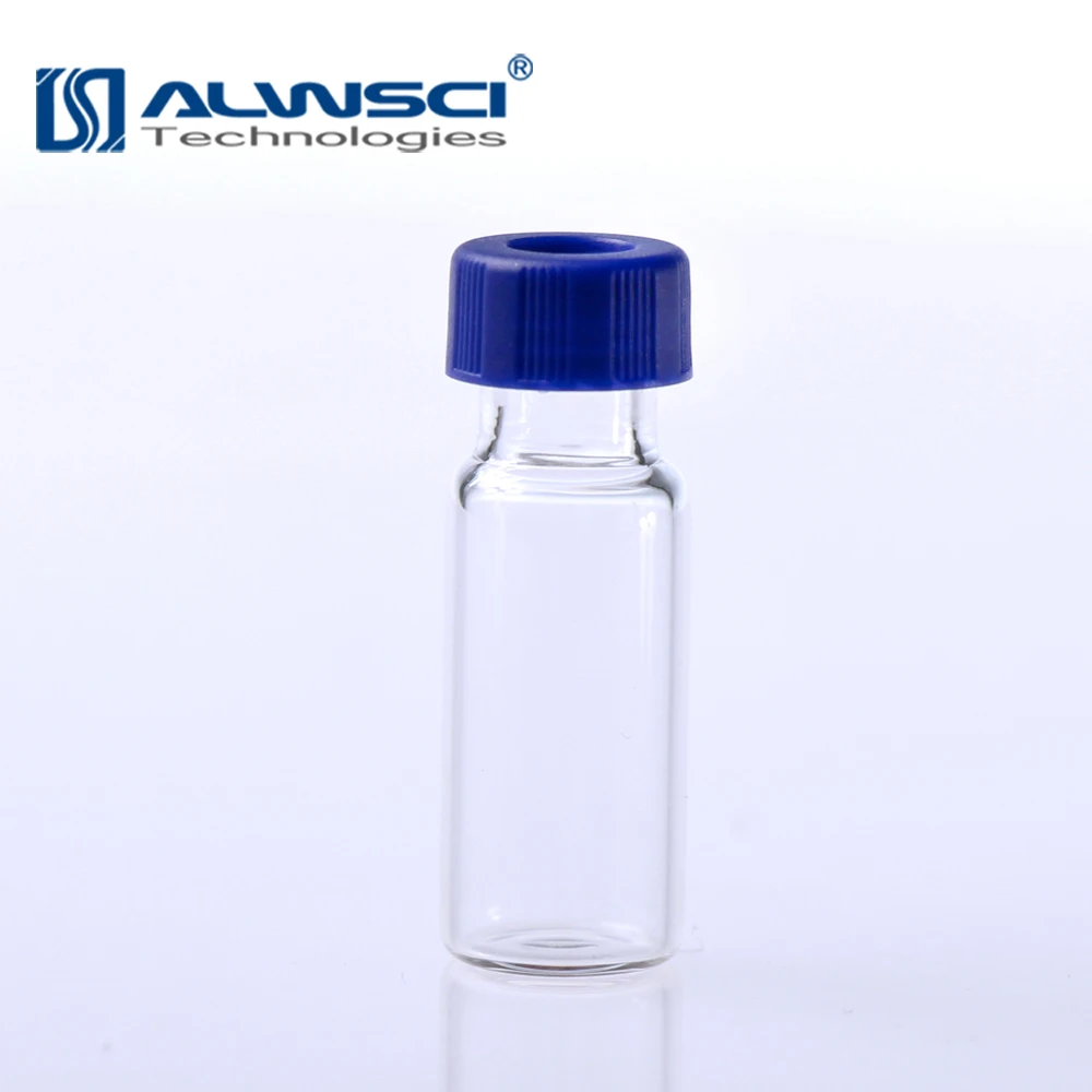Alwsci HPLC GC screw thread 2ml vial USP I borosilicate glass
