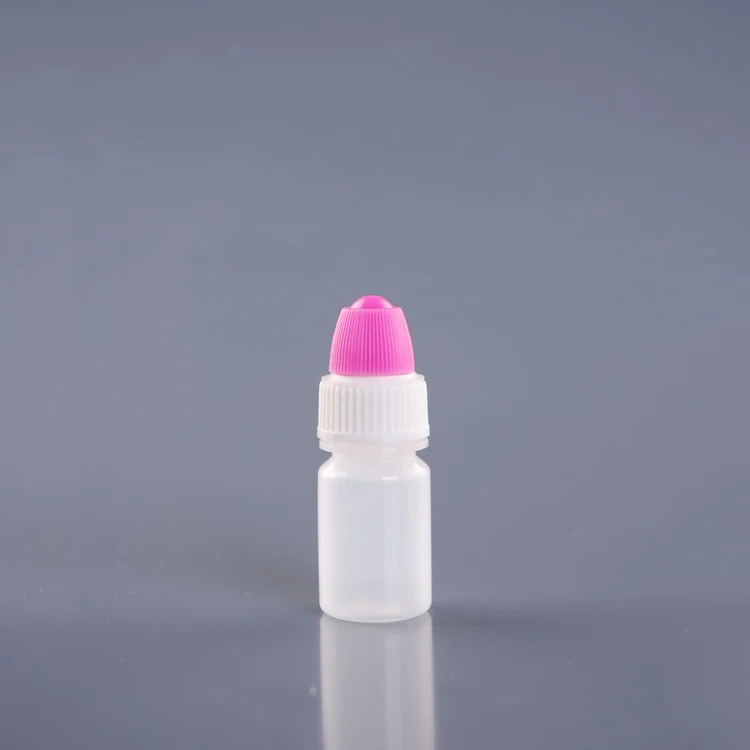 Wholesale 5ml Liquids Eye Drops Bottle White Plastic Dropper Bottles