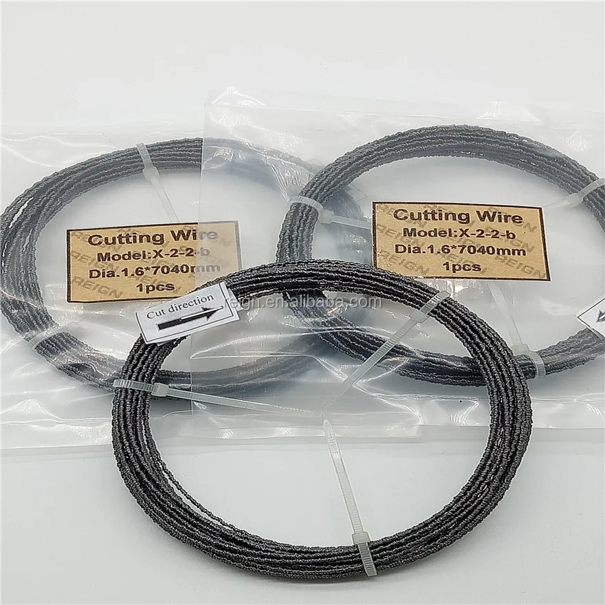 High speed sharp Fast wire Foam cutting wire for Multi wire saw machine parts foam glass cutting machine parts