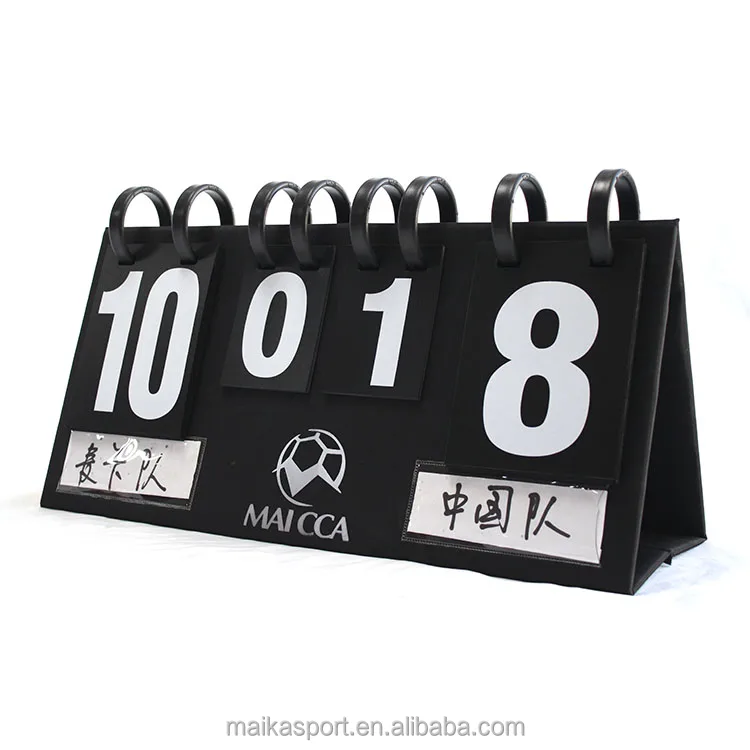 Factory Directly Good Quality Score Card table Tennis Scoreboard Badminton Scoreboard