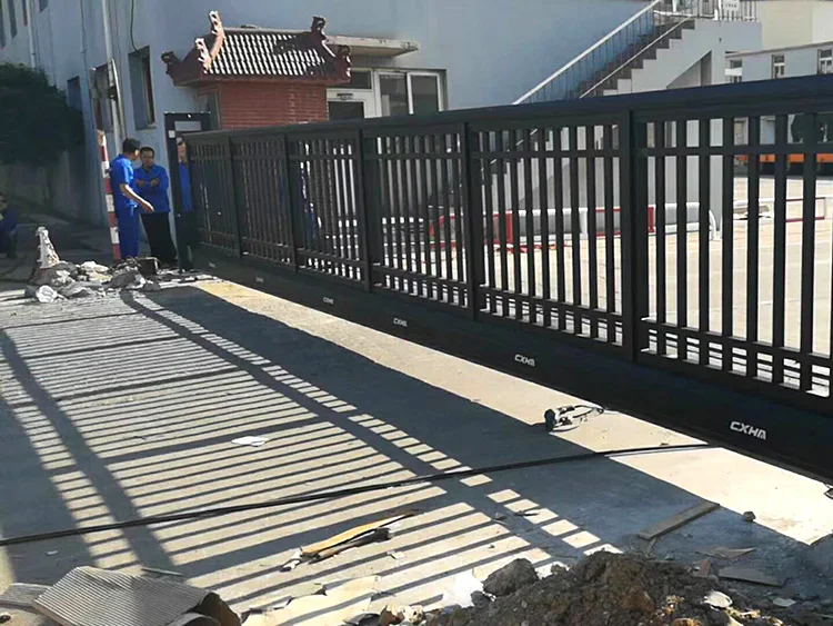 2011 new design electric automatic suspension sliding gate