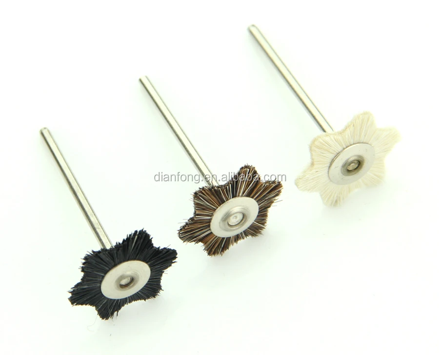 star shape mini HP shank clean tool abrasive metal brush