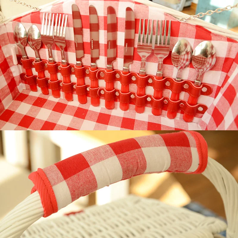 wholesale China Suppliers willow picnic basket by wicker bamboo