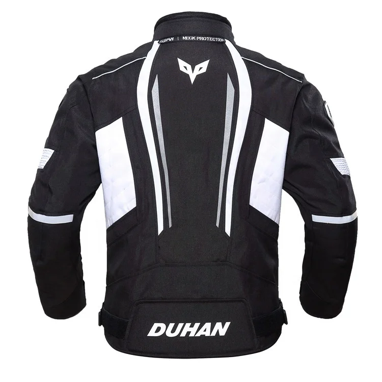 DUHAN Motorcycle Windproof Jackets Waterproof Riding Off Road Racing Sports Jacket Clothing With Neck Protector Guards and Inner