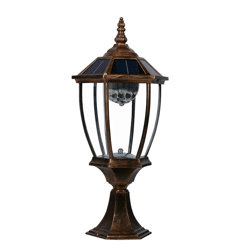 
3w high quality fancy main solar gate post pillar light 