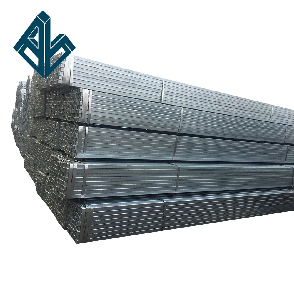 Торговли Обеспечение 200x50x8 мм оцинкованная pregalvanized прямоугольных стальных труб/использовать трубку для машины