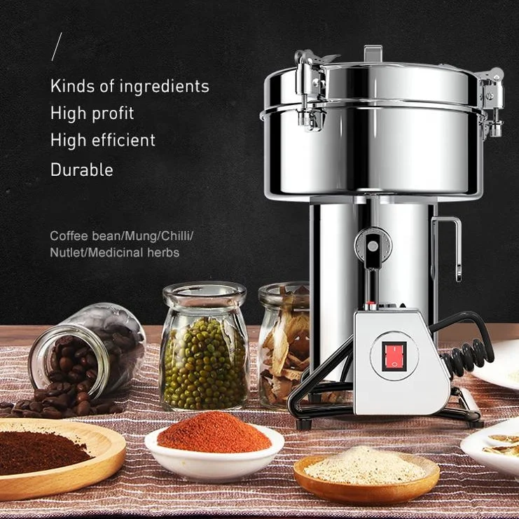
HR50B Good price pepper grinder pulverizer mini flour mill machine Commercial wheat flour mill 