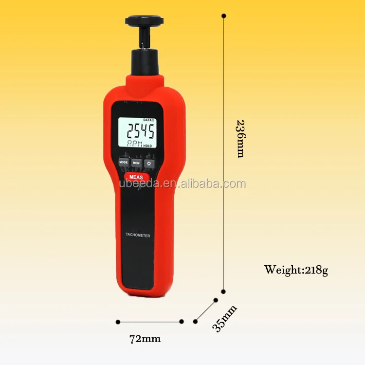 High accuracy laser type tachometer rpm meter for home