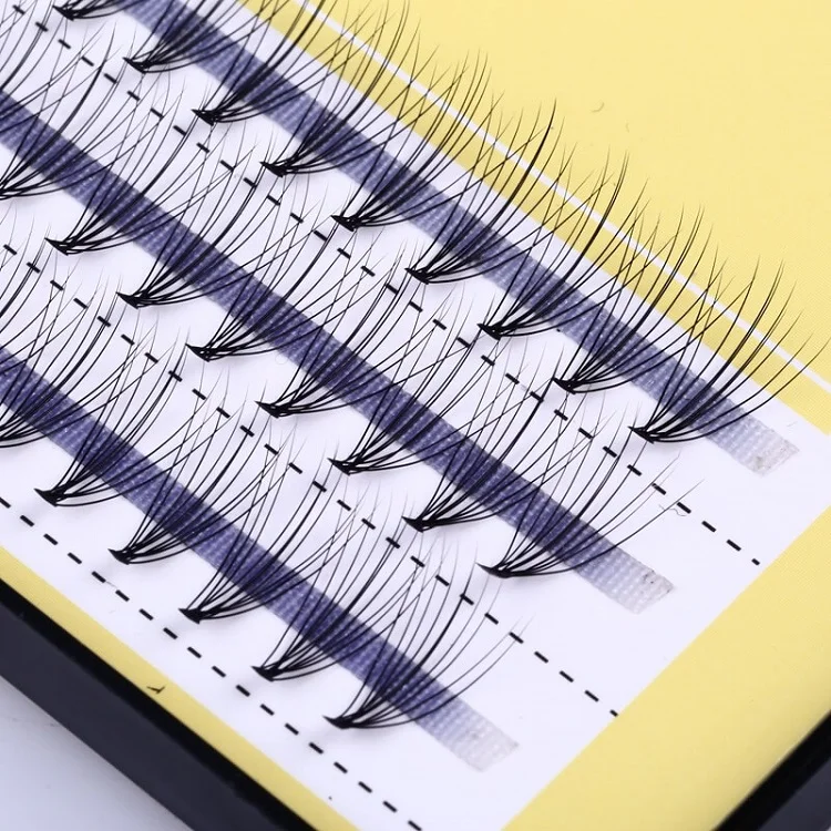 
Premium Premade 10D 0.1mm Russian Lash Extensions Flare Cluster Volume Eyelash Extension 