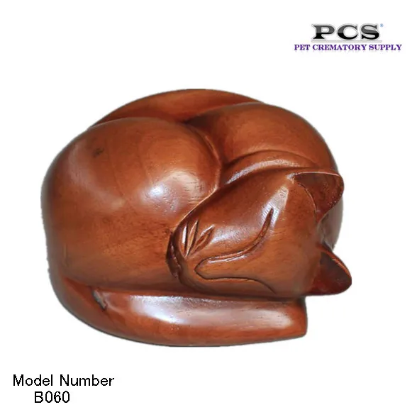 Mky резьба кремации поле деревянная кошка