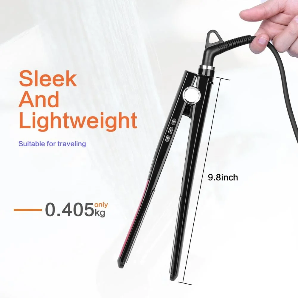 CHJ-173 Good Sale Korean Hair Straightener Rotatable Power Cord Ceramic Plate