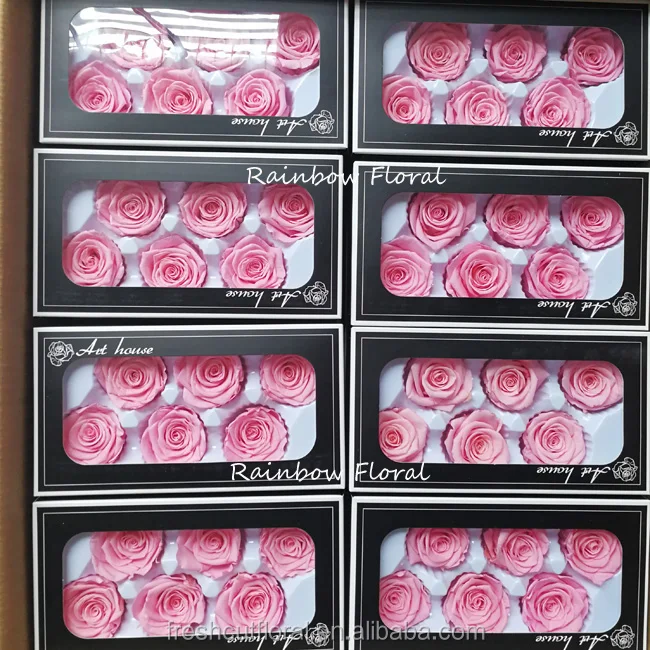 Cheap wholesale preserved roses 5-6 cm preserved rose head