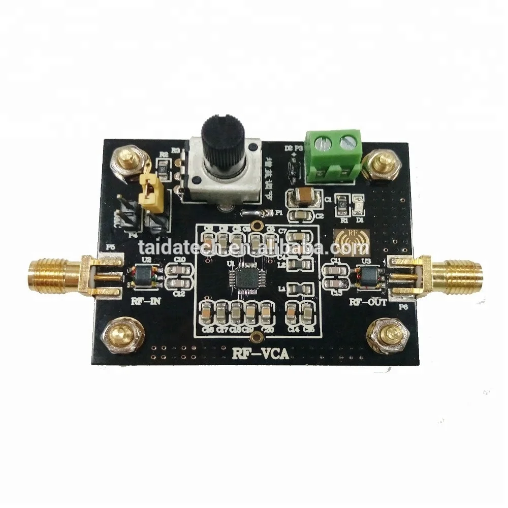 Taidacent ADL5330 10 МГц до 3 ГГц VGA с 20dB Регулируемый усилитель Op Amp контролируемый напряжение с переменным усилением RF усилитель