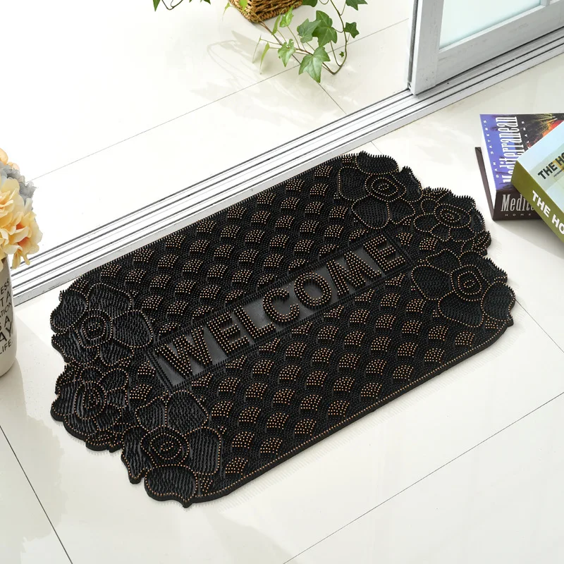 QJMAX Colorful Comfortable Soft Anti Slip PVC Material Mat