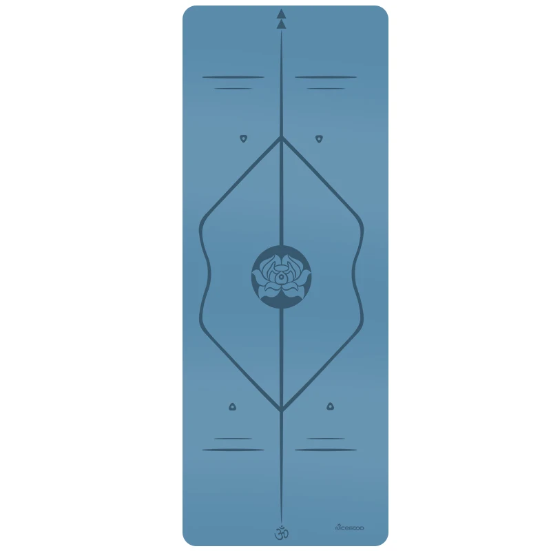 Хорошо впитывающий воду ПУ натуральный резиновый коврик для йоги от производителя из Китая ПУ