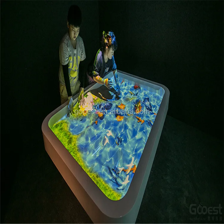 
interactive projection games amusement park AR products interactive fantastic sand table interactive floor game 