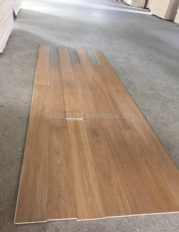 7.5' wide plank natural oak engineered flooring